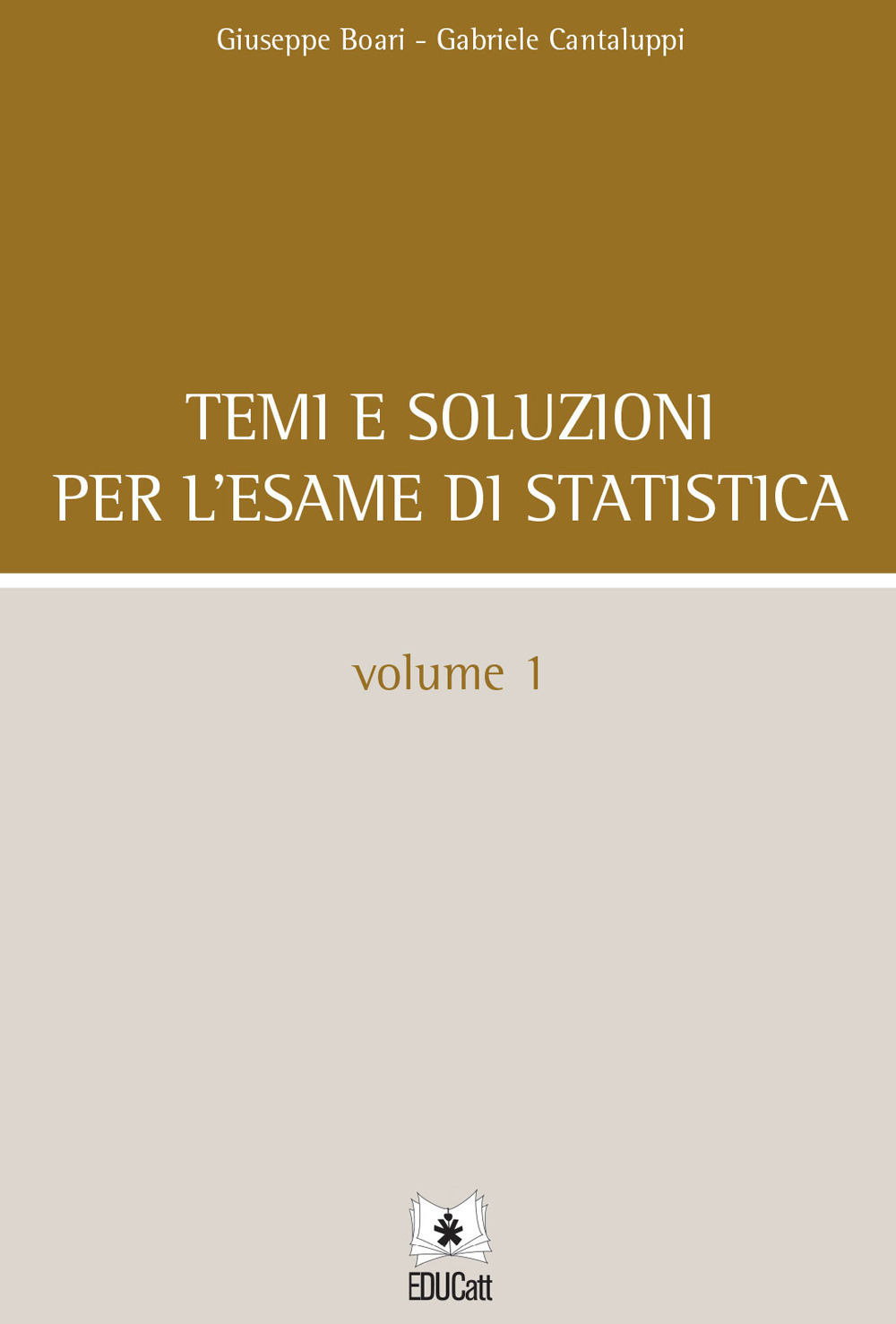 Temi e soluzioni per l'esame di statistica. Vol. 1