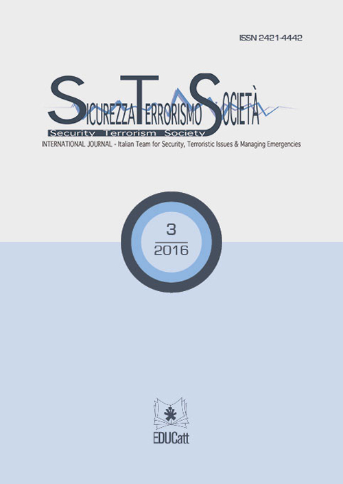Sicurezza, terrorismo, società. International journal. Ediz. italiana e inglese. Vol. 3