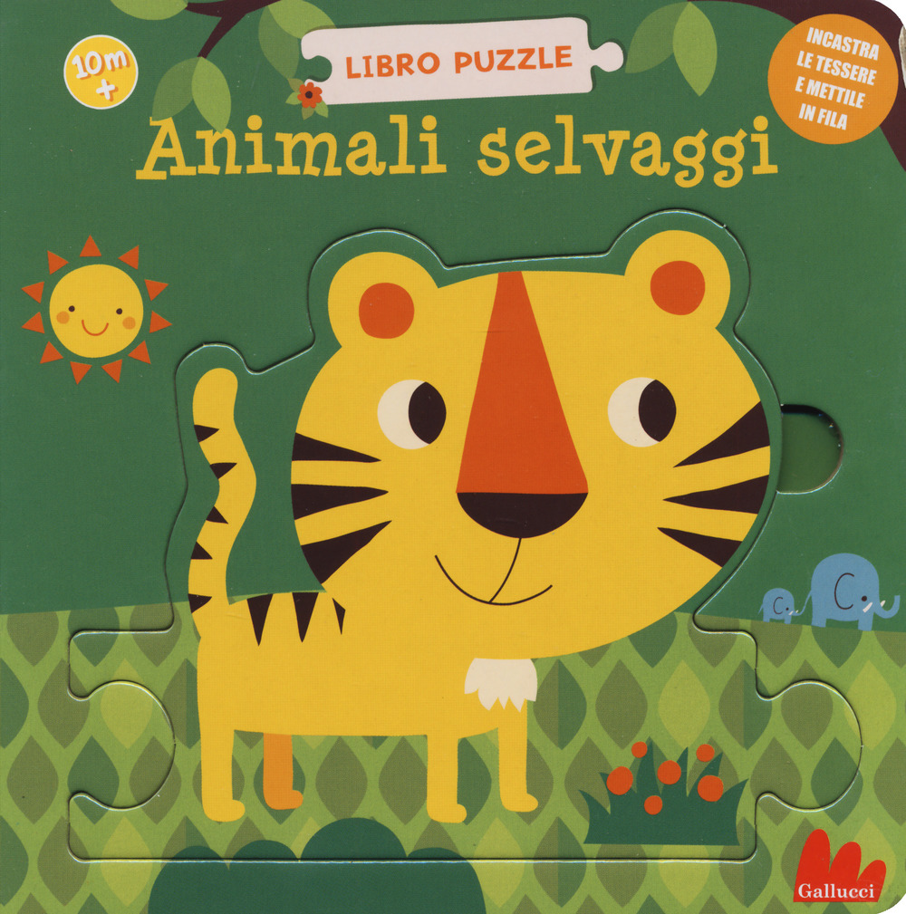 Animali selvaggi. Libro puzzle
