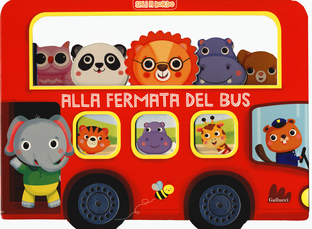 Alla fermata del bus. Sali a bordo