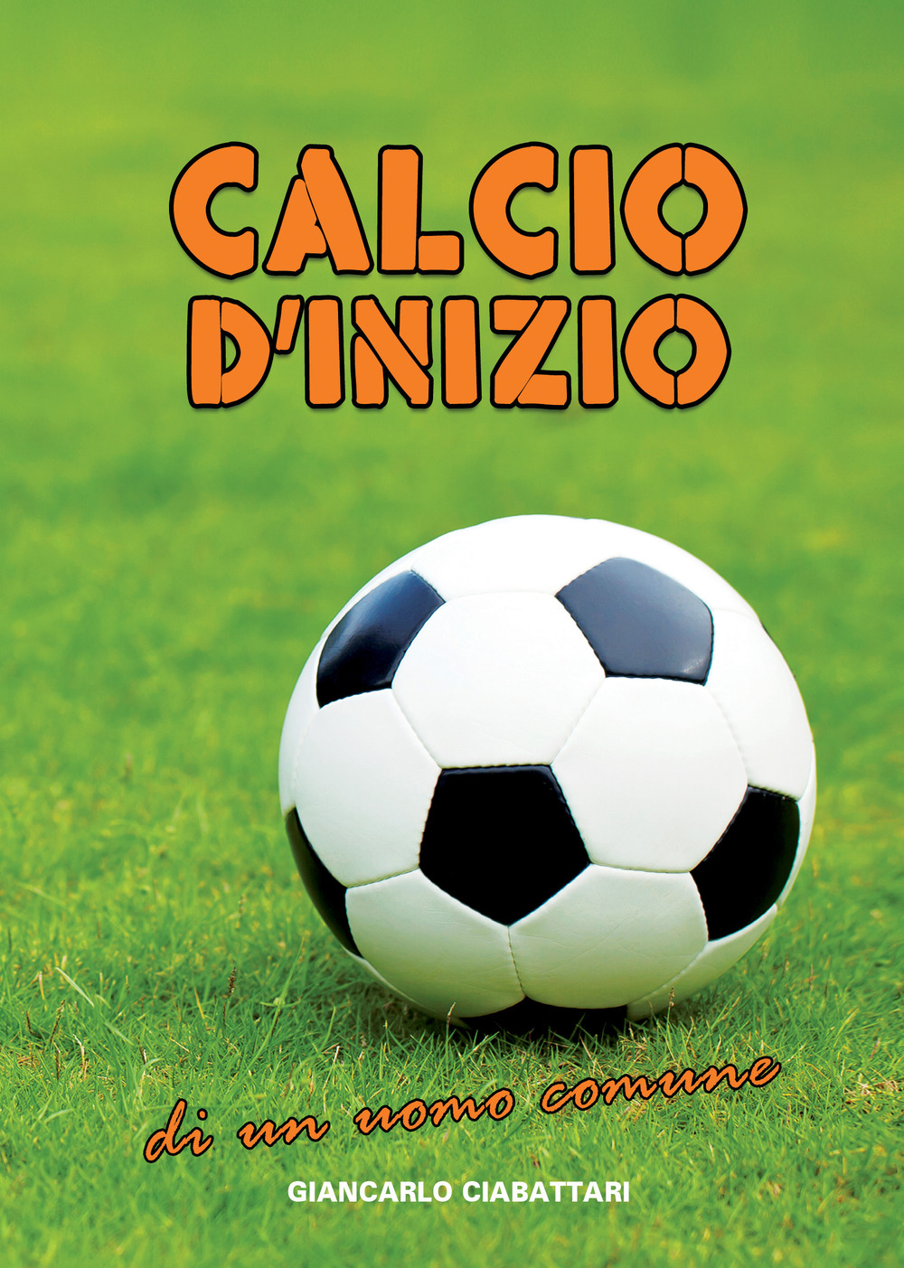 Calcio d'inizio di un uomo comune