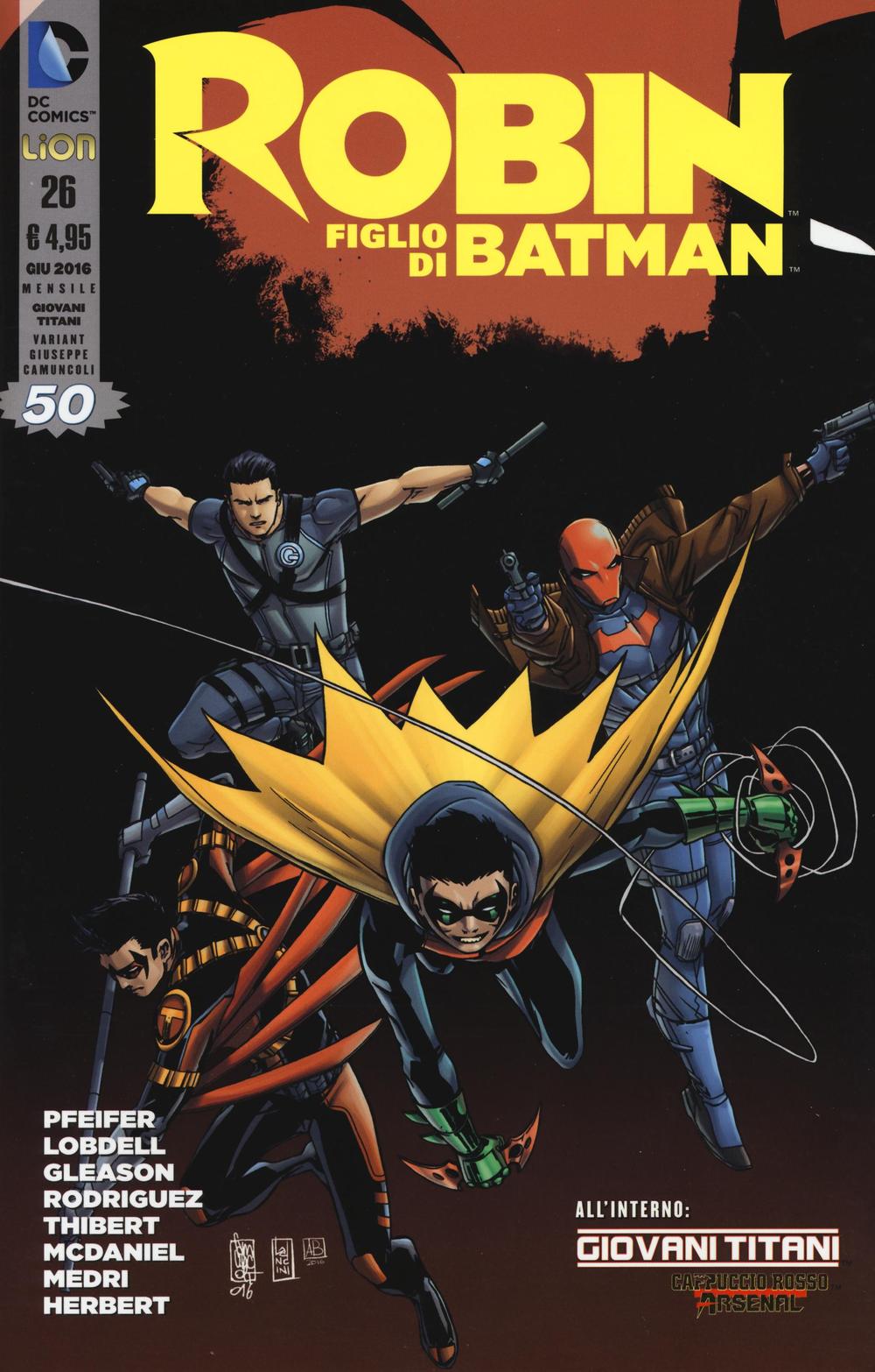 Giovani titani. Cappuccio Rosso. Ediz. variant 50 special. Vol. 26