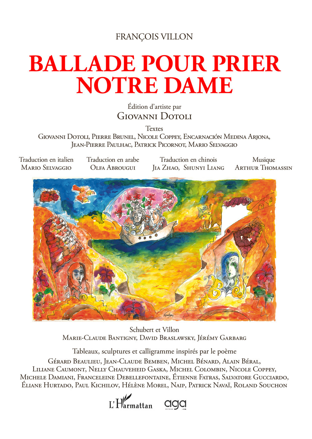 Ballade pour prier Notre Dame. Edition d’artiste par Giovanni Dotoli