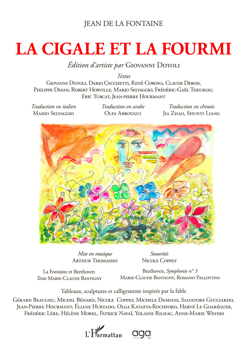 La cigale et la fourmi. Édition d'artiste