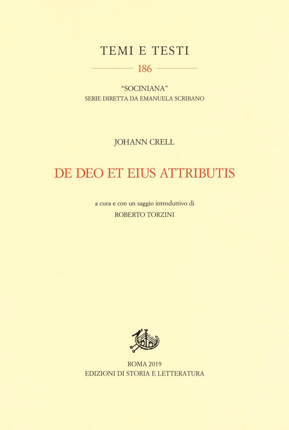 De Deo et eius attributis