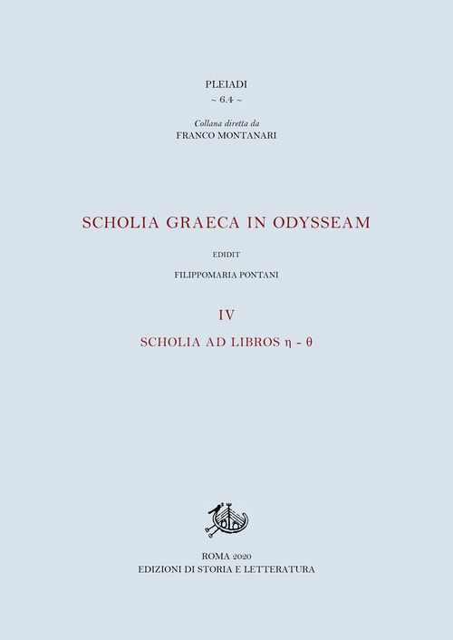 Scholia graeca in Odysseam. Vol. 4: Scholia ad libros η-θ