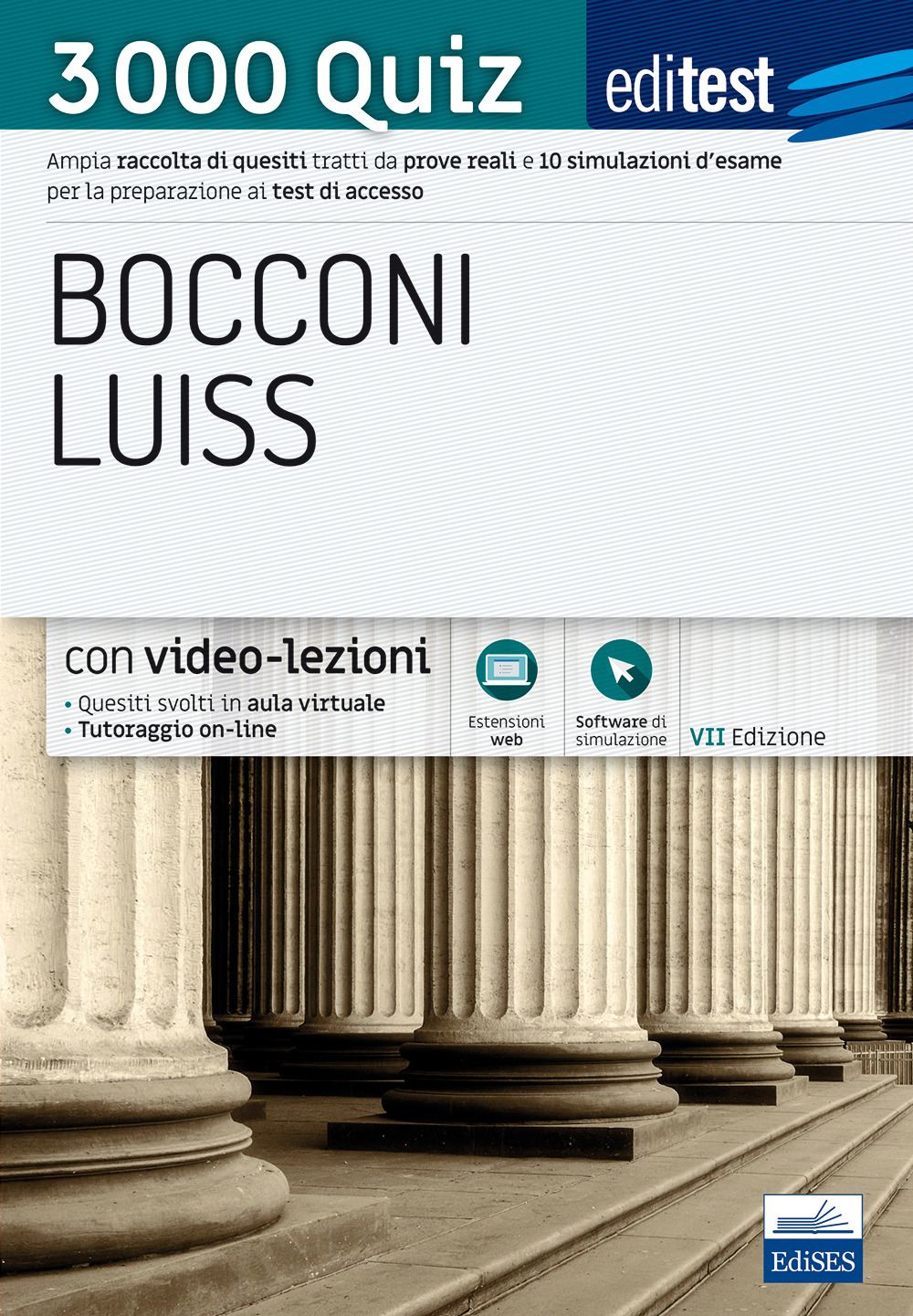 Editest. Bocconi Luiss. 3000 quiz. Ampia raccolta di quesiti tratti da prove reali e 10 simulazioni d’esame per la preparazione ai test di accesso