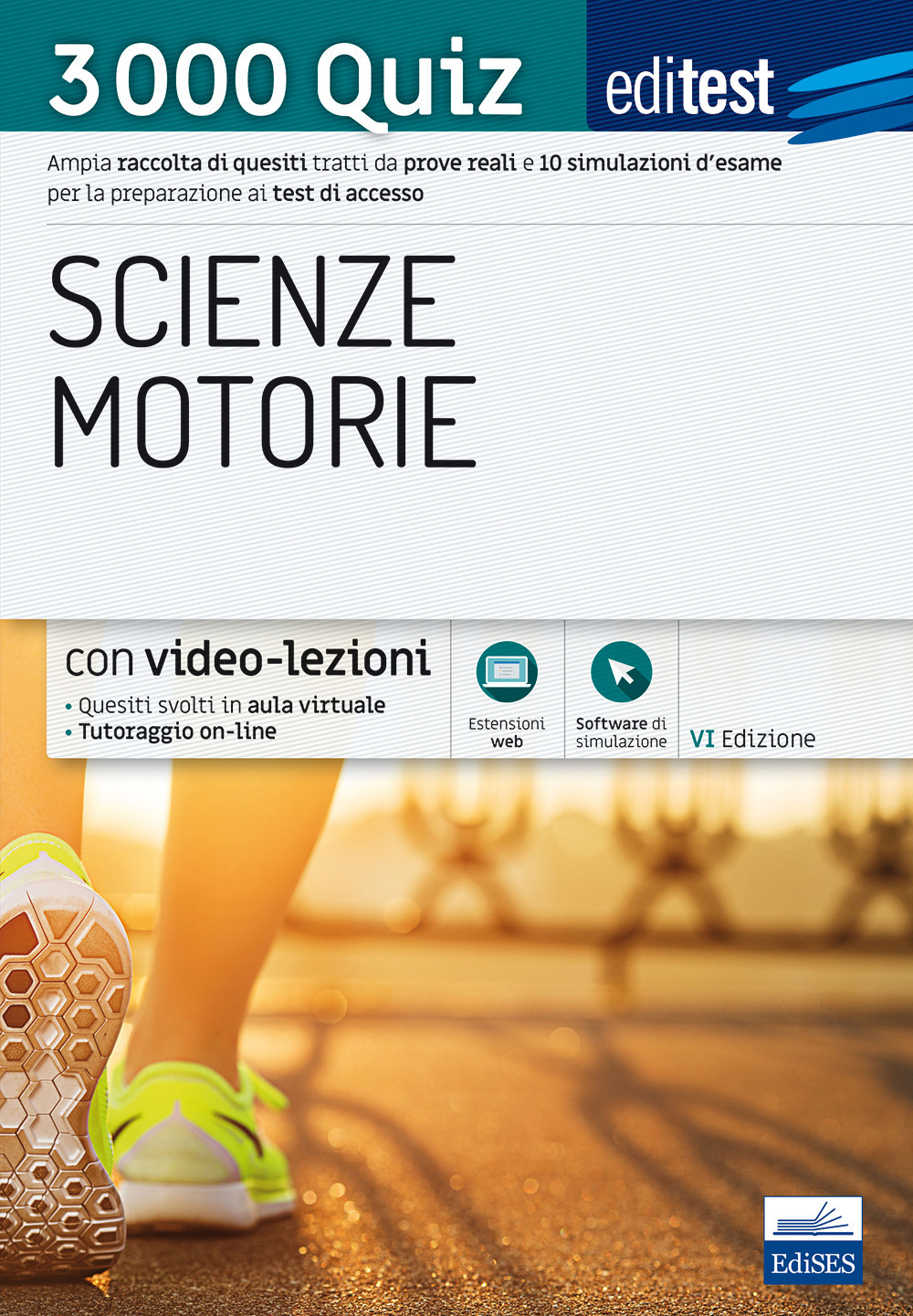 EdiTEST. Scienze motorie. 3000 quiz. Ampia raccolta di quesiti tratti da prove reali e 10 simulazioni d'esame per la preparazione ai test di accesso