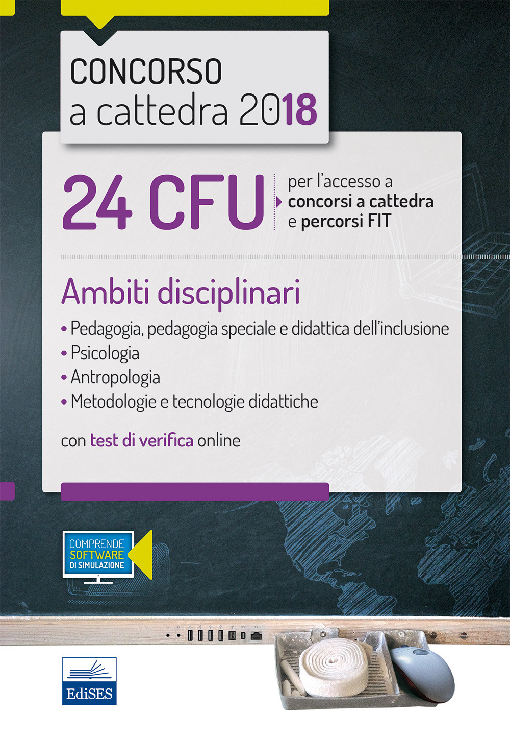 24 CFU per l'accesso a concorsi a cattedra e percorsi FIT. Ambiti disciplinari: Pedagogia, Psicologia, Antropologia, Metodologie e tecnologie didattiche