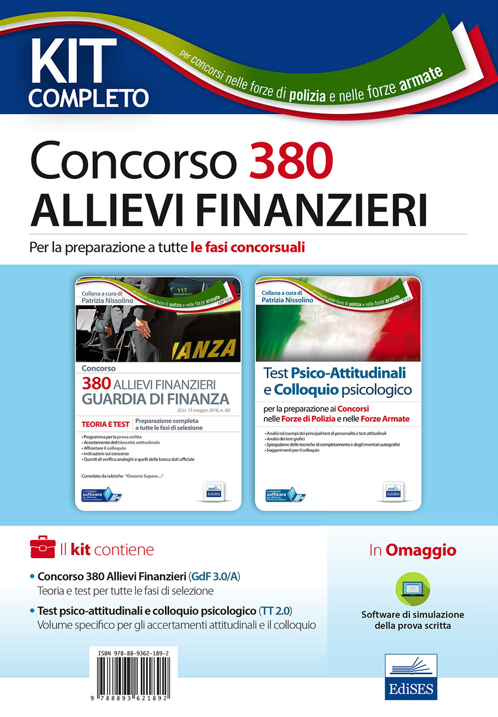 Kit completo Concorso 380 allievi finanzieri nella Guardia di Finanza
