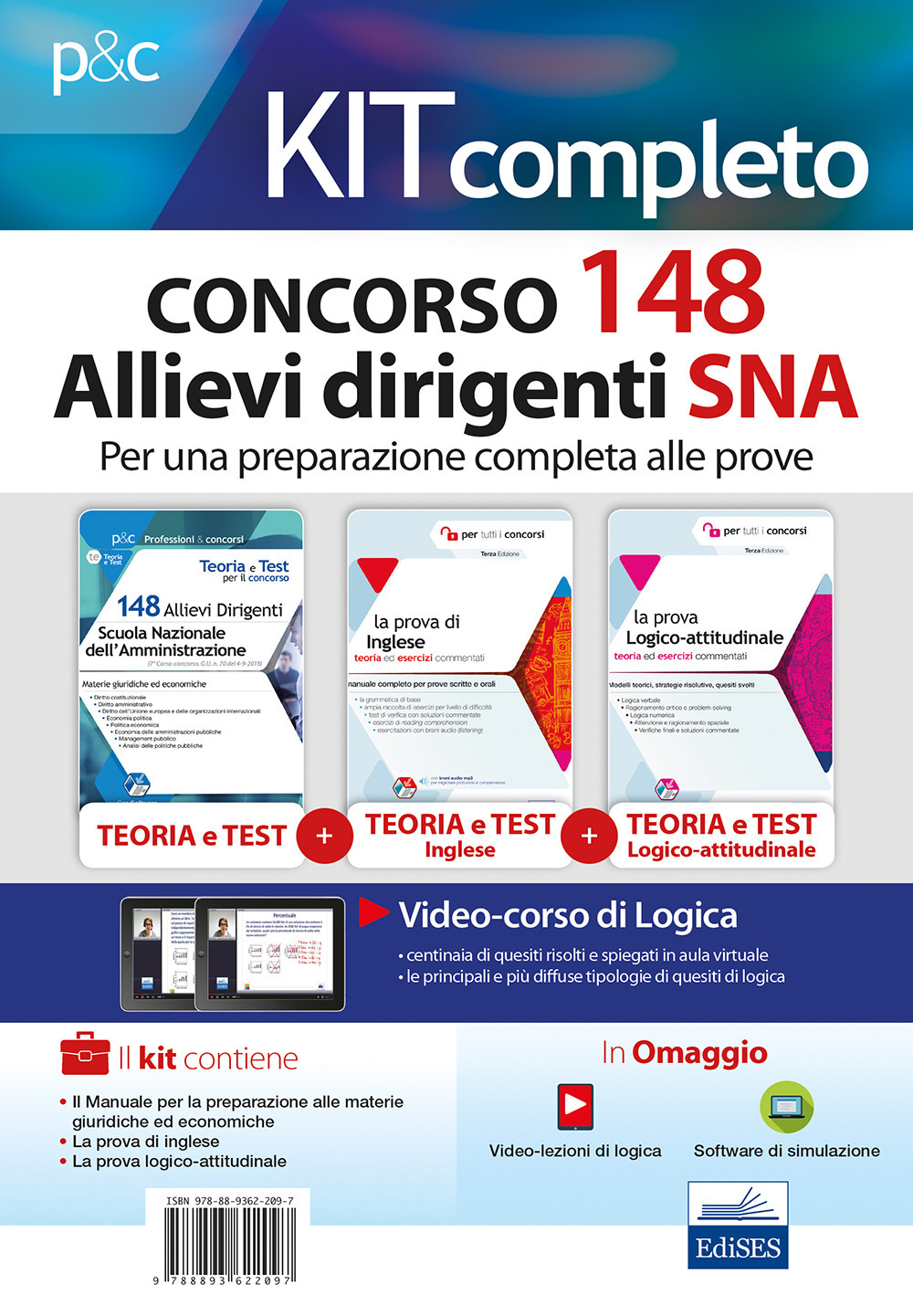 Kit completo concorso 148 Allievi Dirigenti SNA (Scuola Nazionale dell'Amministrazione)