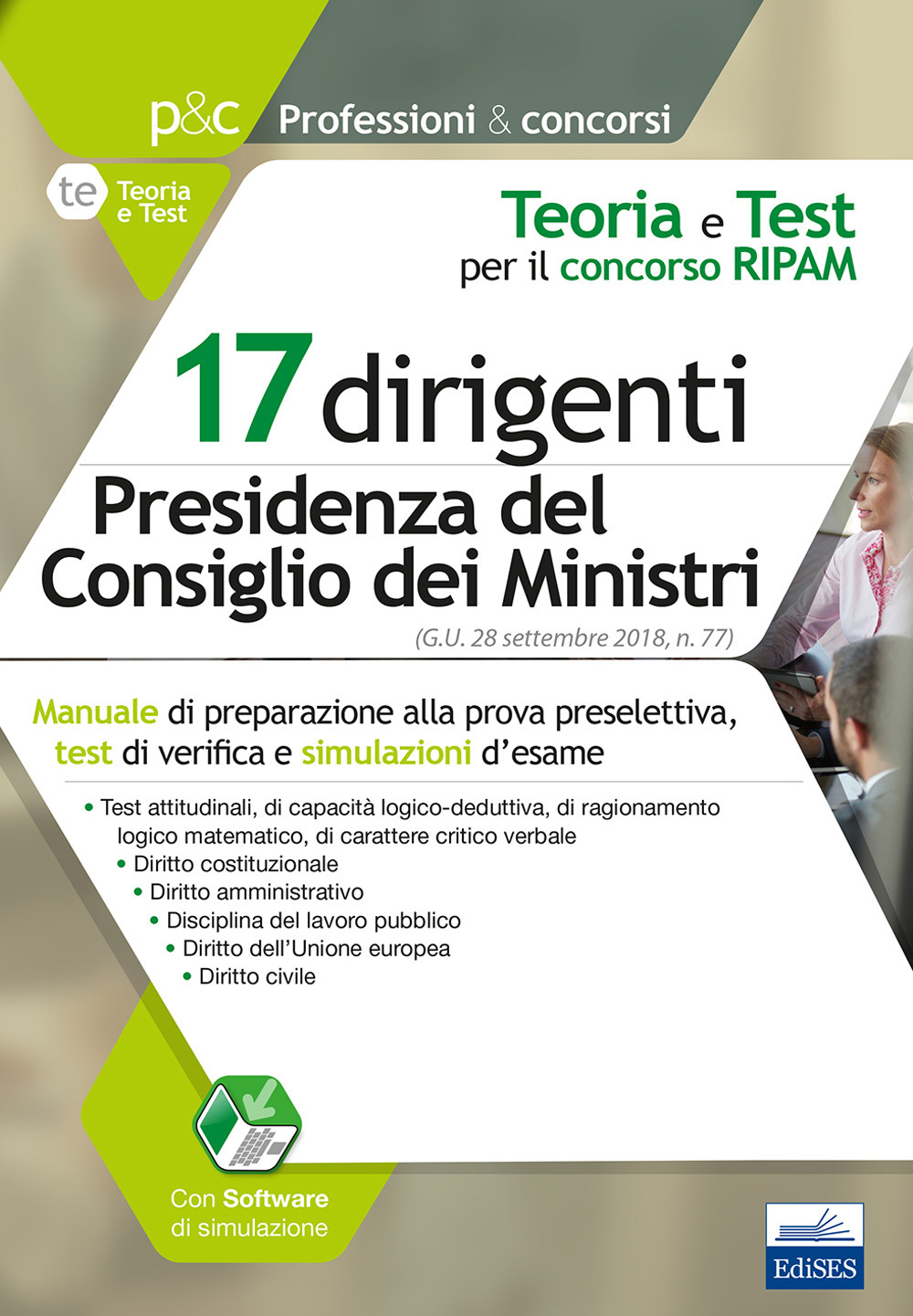 Concorso RIPAM per 17 dirigenti Presidenza Consiglio dei Ministri. Teoria e test per la preselezione