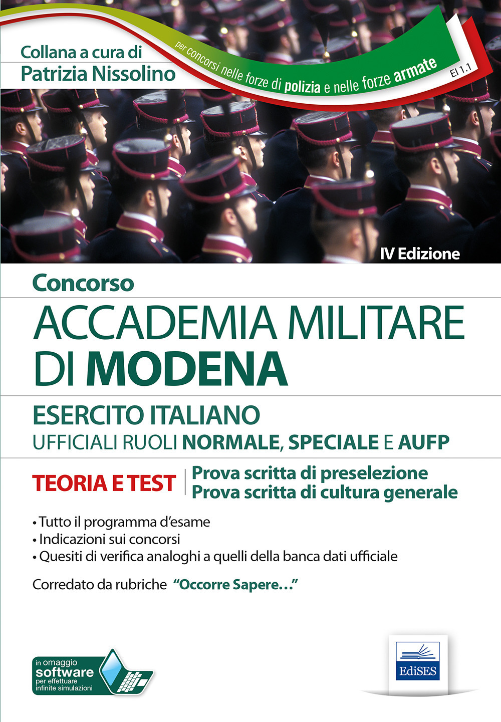 Concorso Accademia militare di Modena. Ufficiali Esercito italiano. Teoria e test per le prove scritte