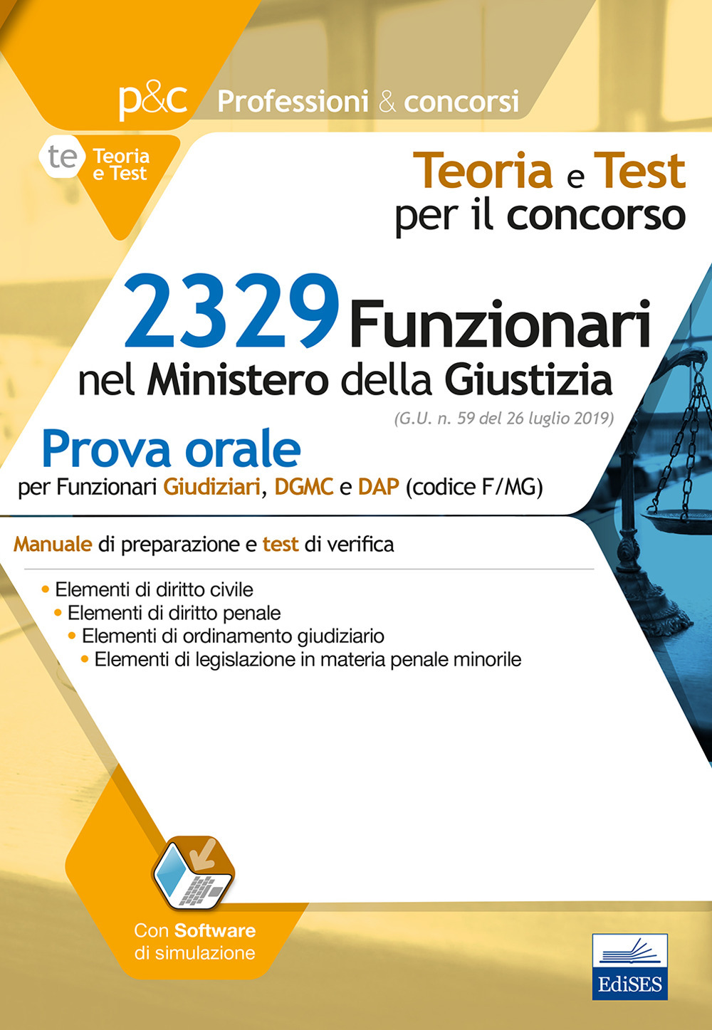 2329 funzionari Ministero della Giustizia. Prova orale