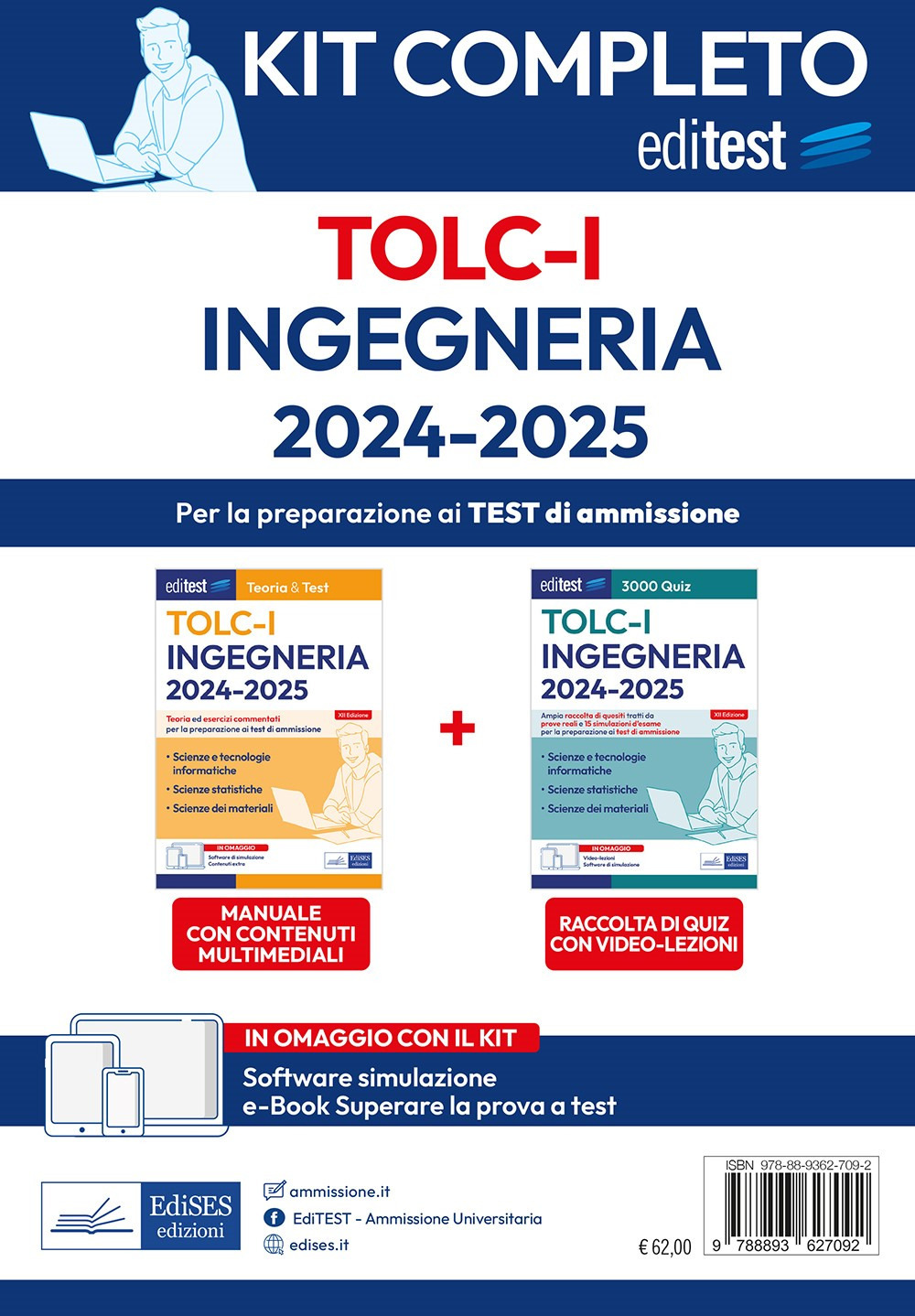 Kit completo TOLC-I Ingegneria