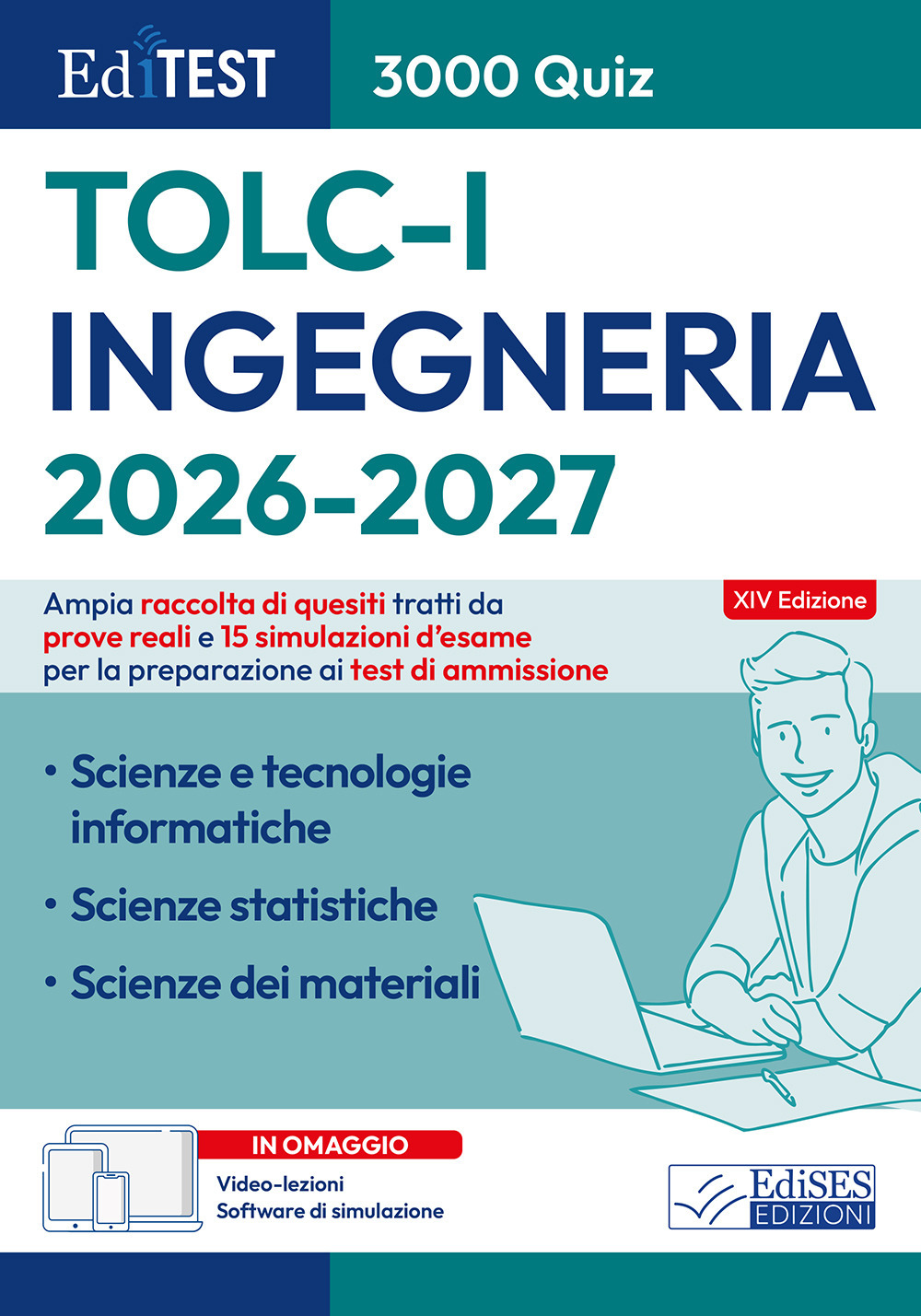 EdiTEST. Ingegneria. 3000 quiz. TOLC-I 2026-27