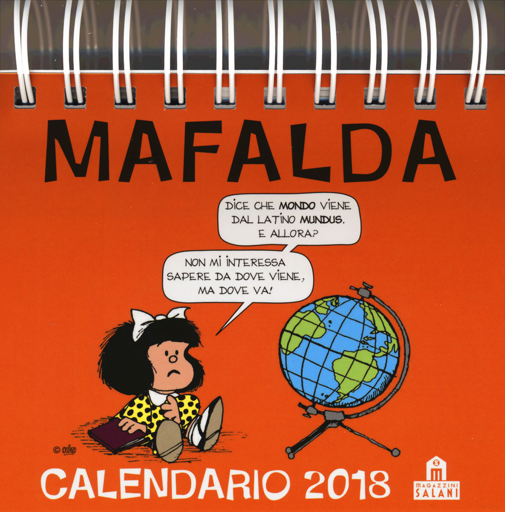 Mafalda. Calendario da tavolo 2018