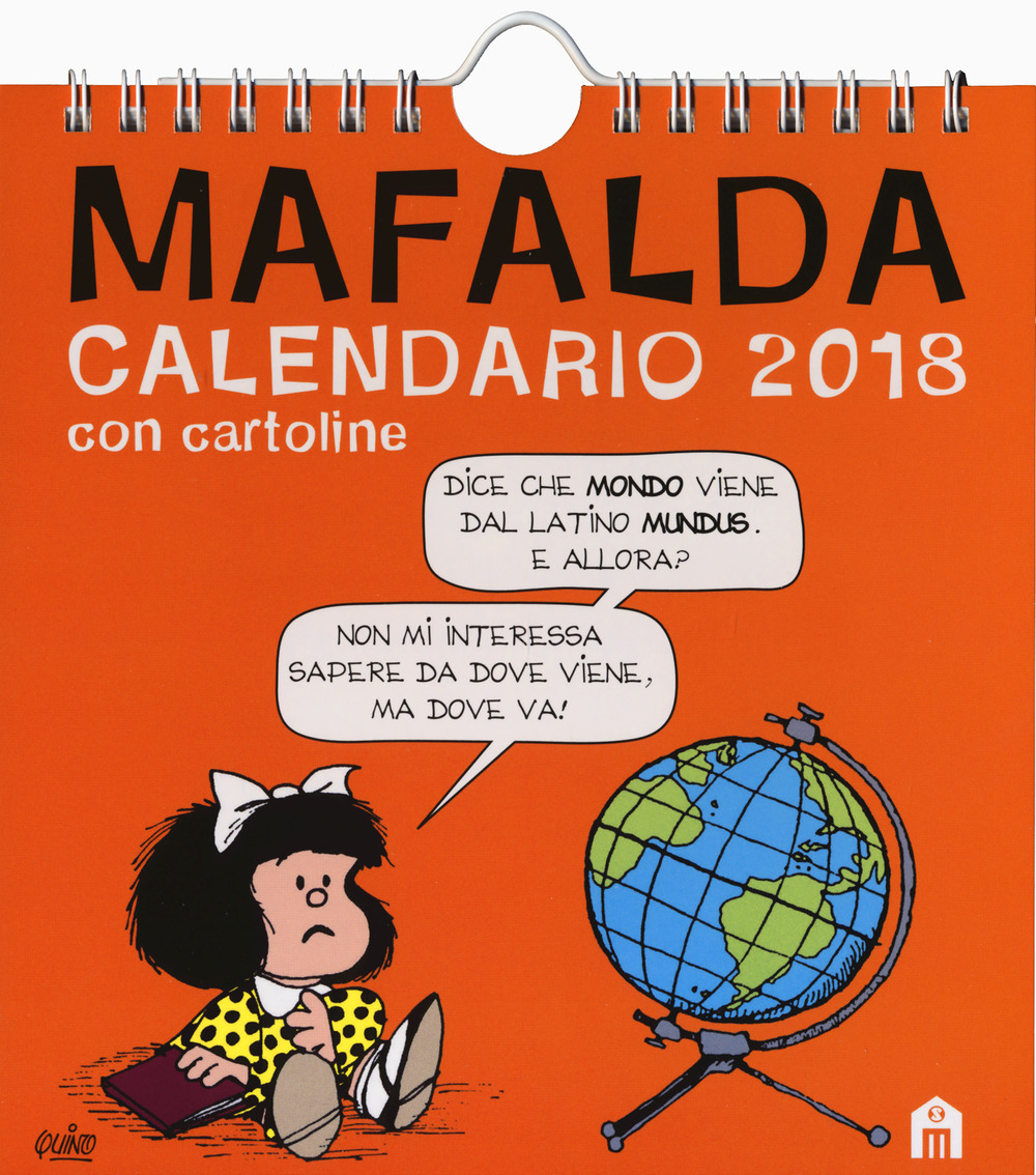 Mafalda. Calendario con cartoline 2018