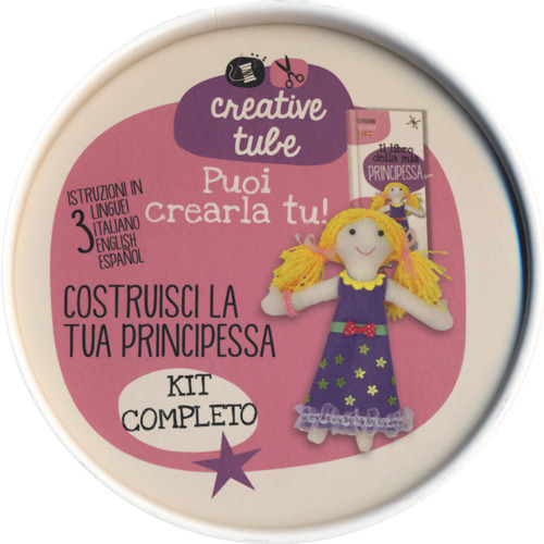 Costruisci la tua principessa. Creative tube