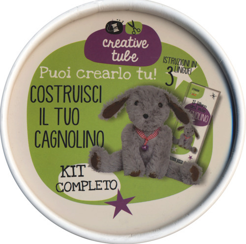Costruisci il tuo cagnolino. Creative tube