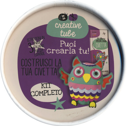 Costruisci la tua civetta. Creative tube