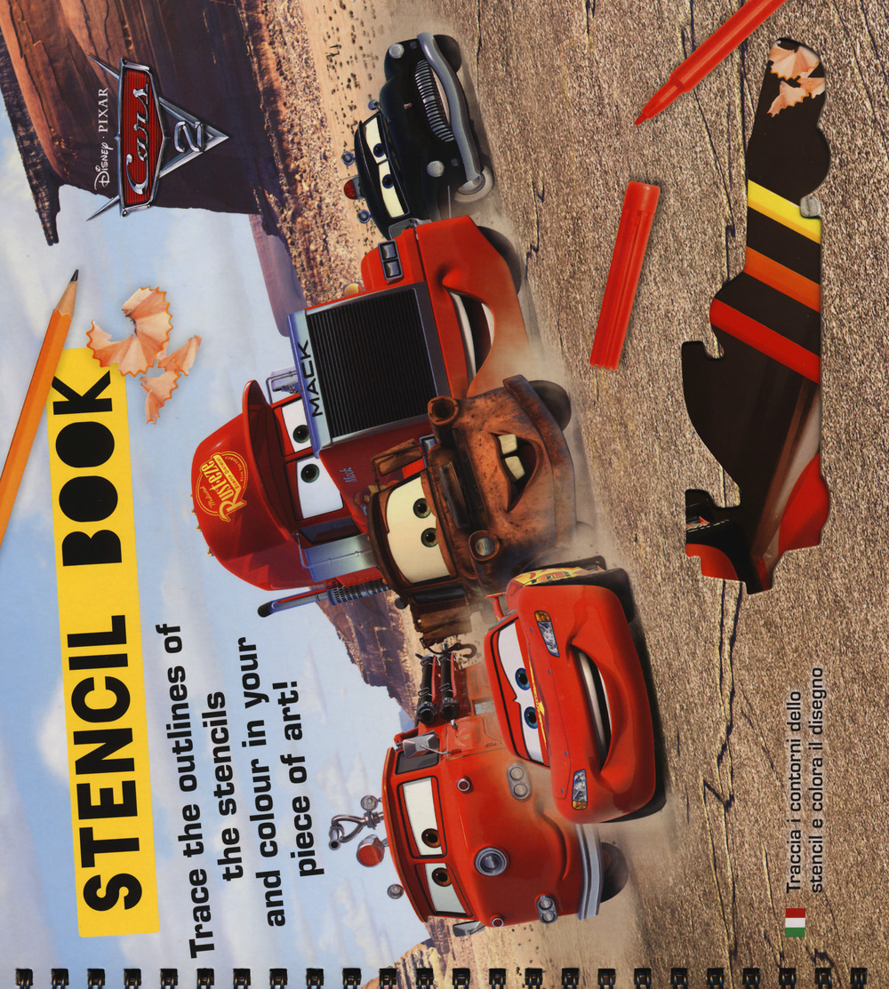 Cars 2. Libro stencil