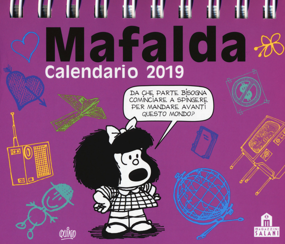 Mafalda. Calendario da tavolo 2019
