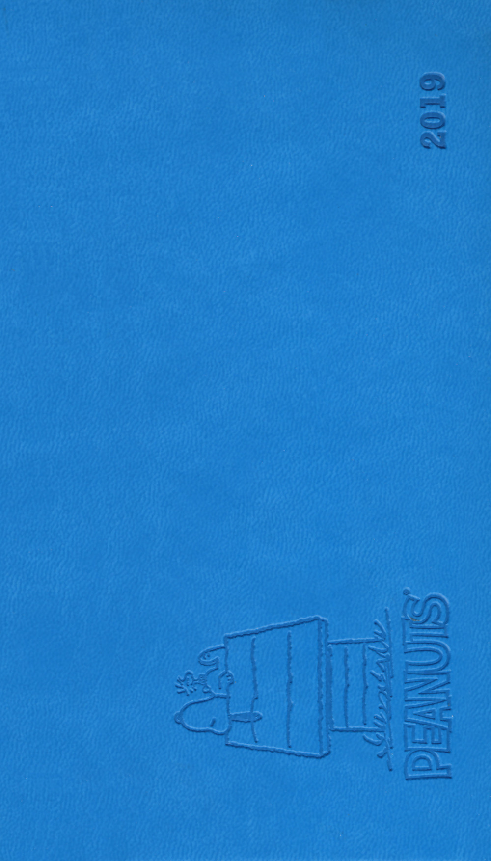 Peanuts. Agenda orizzontale 2019