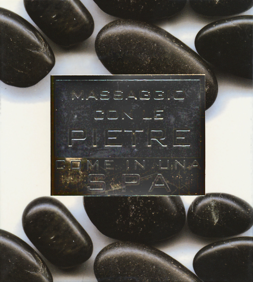 Massaggio con le pietre come in una spa