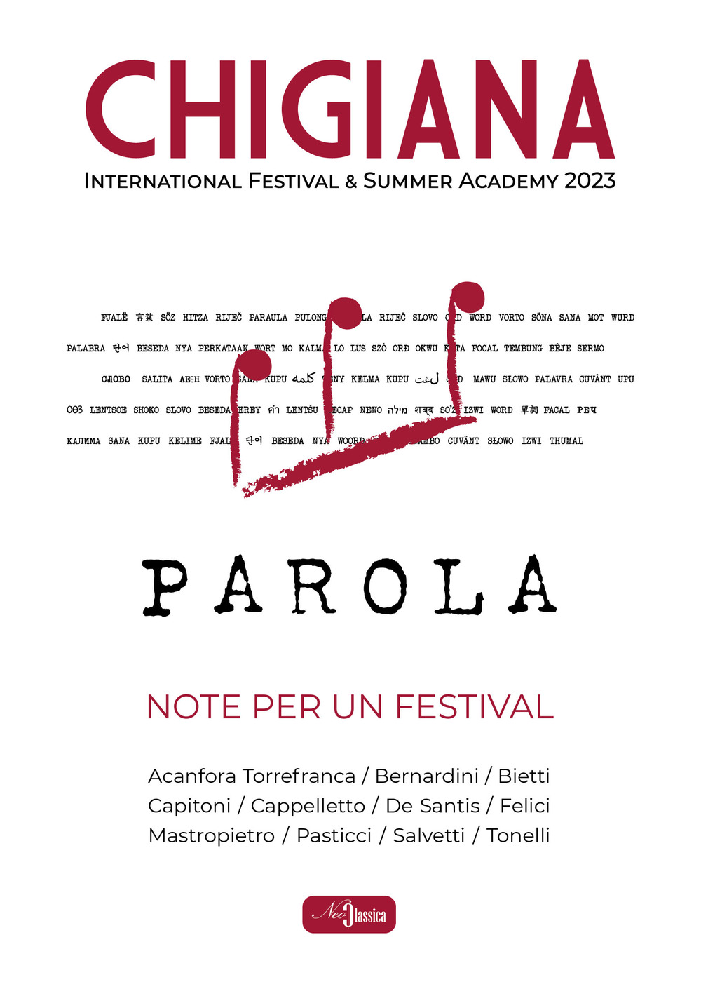Parola. Note per un festival