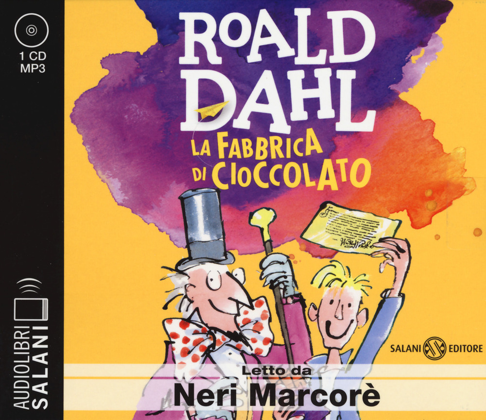 La fabbrica di cioccolato letto da Neri Marcorè. Audiolibro. CD Audio formato MP3