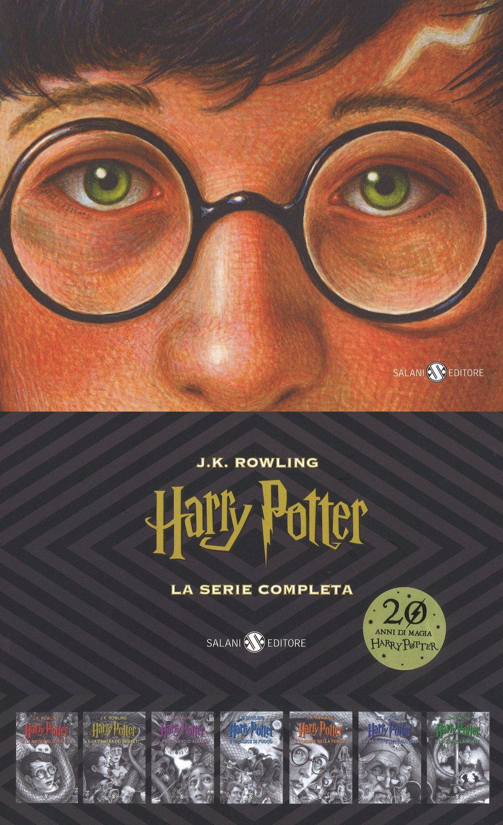 Harry Potter. La serie completa: Harry Potter e la pietra filosofale-Harry Potter e la camera dei segreti-Harry Potter e il prigioniero di Azkaban-Harry Potter e il calice di fuoco-Harry Potter e l'Ordine della Fenice-Harry Potter e il Principe Mezzosangue-Harry Potter e i doni della morte