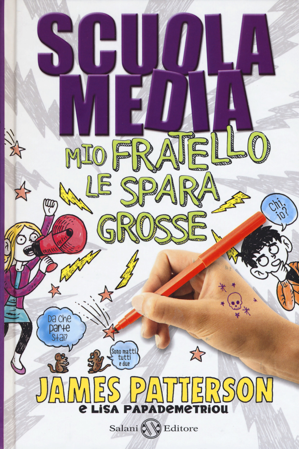 Scuola media. Mio fratello le spara grosse