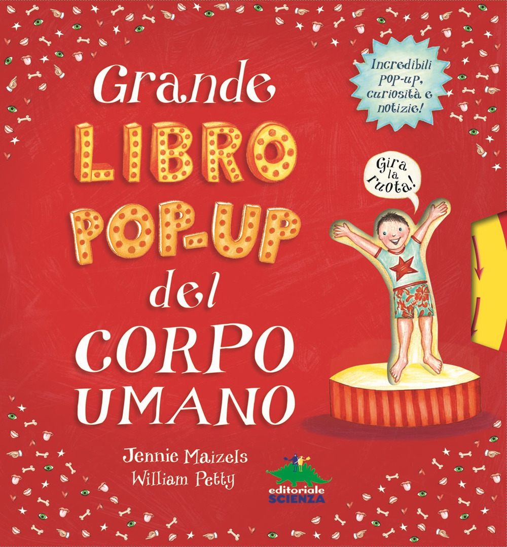 Grande libro pop-up del corpo umano