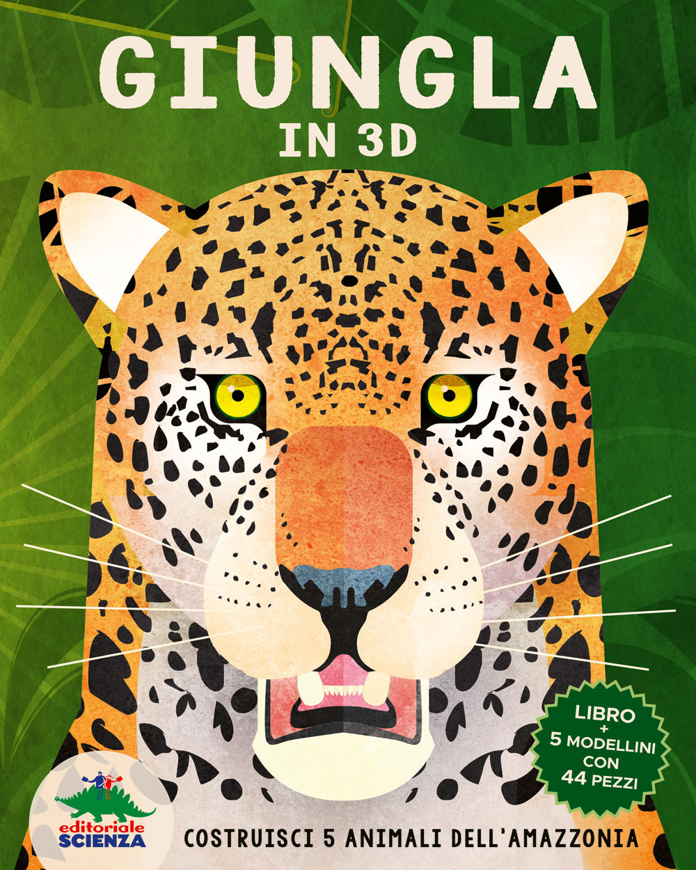 Giungla in 3D. Costruisci 5 animali dell’Amazzonia