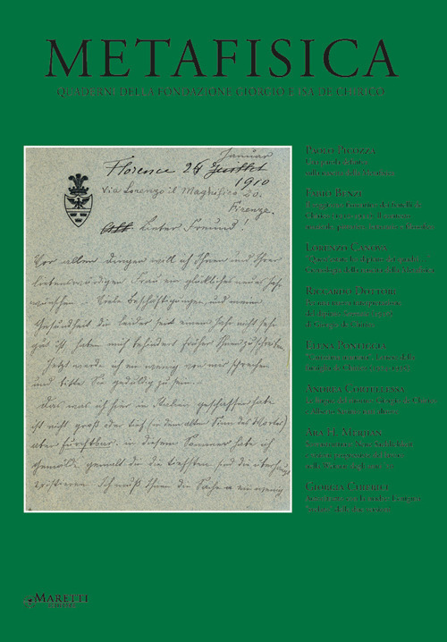 Metafisica. Quaderni della Fondazione Giorgio e Isa de Chirico. Vol. 20-21