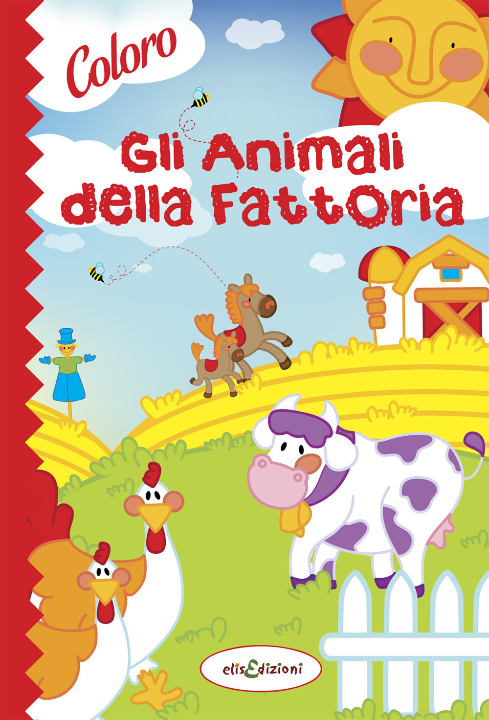 Colora gli animali della fattoria