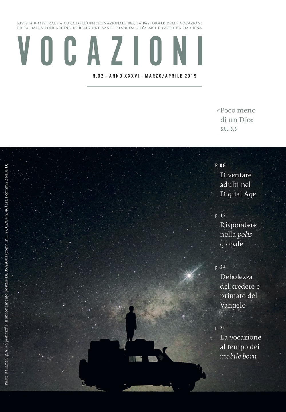 Vocazioni. Vol. 2: Poco meno di un Dio (Marzo-Aprile)