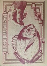 Pesci illustrati del Mediterraneo serigrafati