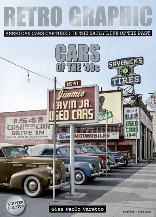 Retro graphic. Cars of the '40s