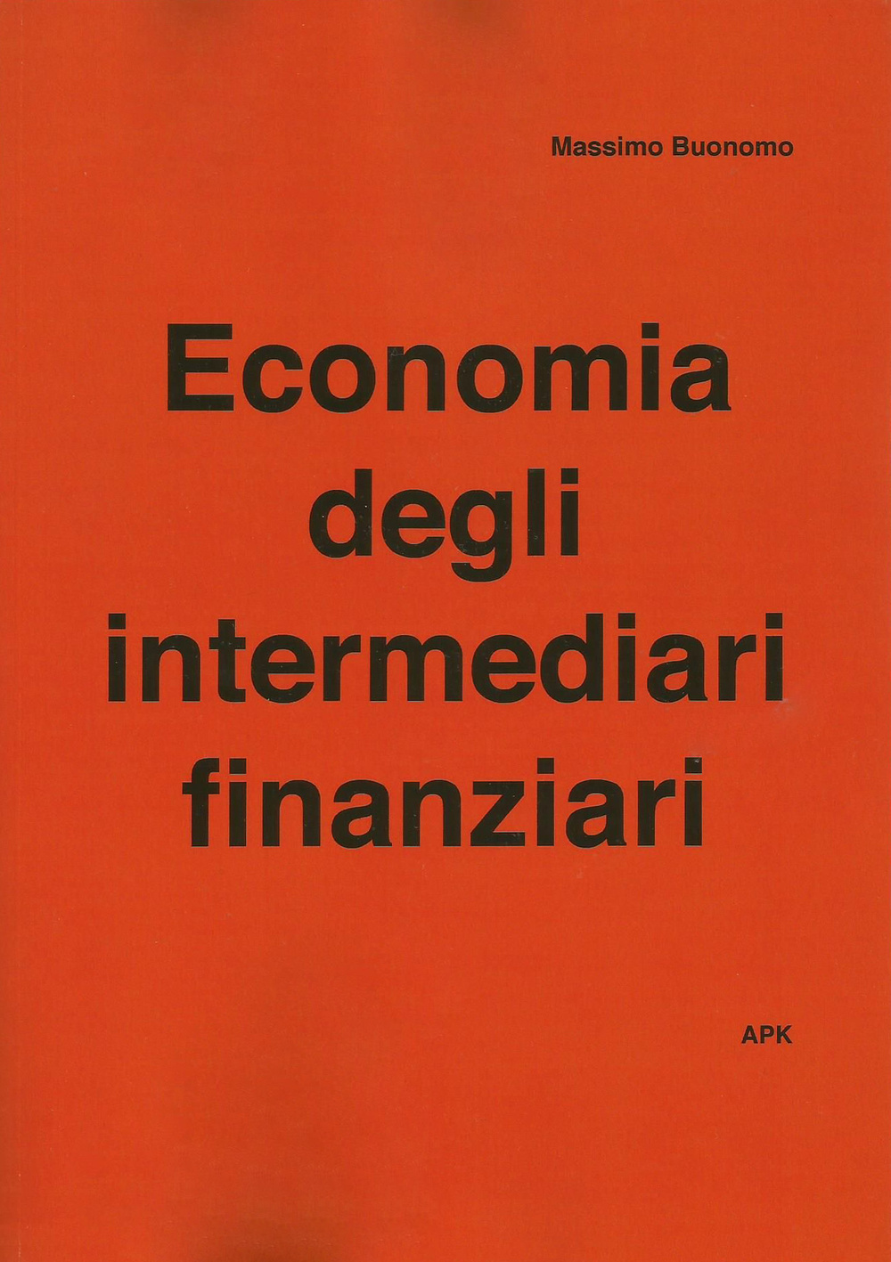 Economia degli intermediari finanziari