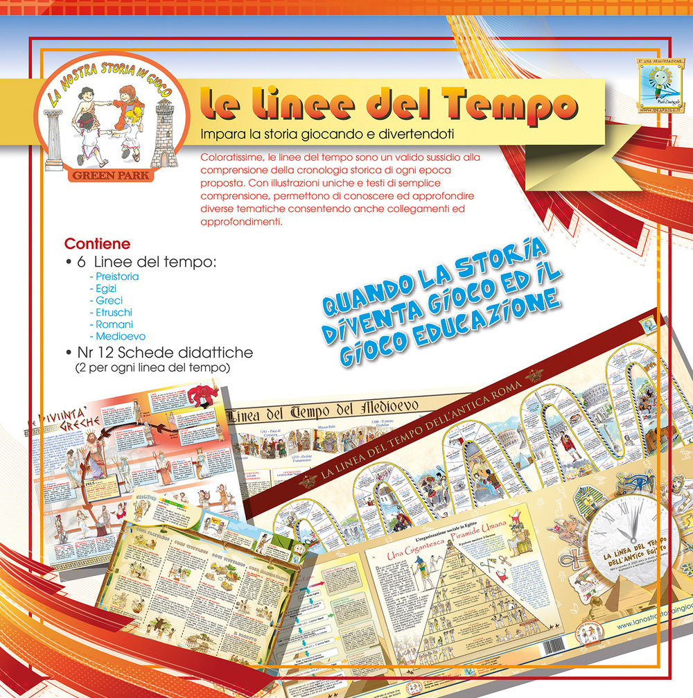Cartellina multitematica. Linee del tempo