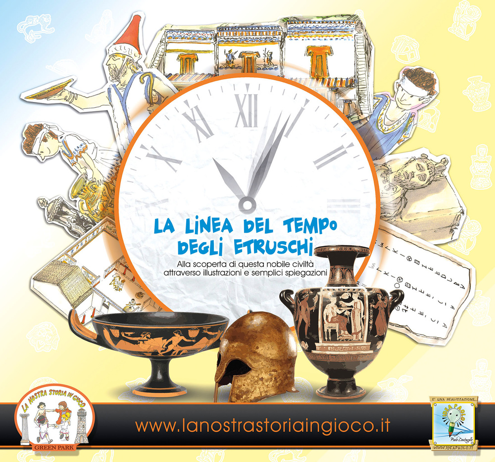 La linea del tempo degli etruschi. Alla scoperta di questa nobile civiltà attraverso illustrazioni e semplici spiegazioni