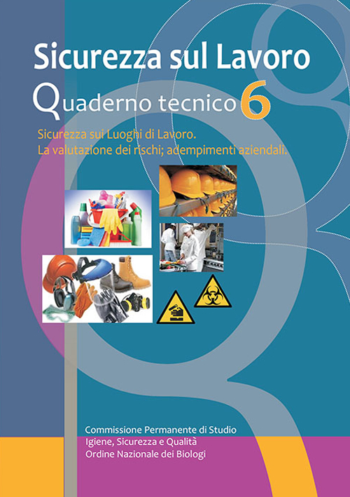 Sicurzza sul lavoro. Sicurezza sui luoghi di lavoro. La valutazione dei rischi, adempimenti aziendali. Quaderno tecnico. Vol. 6