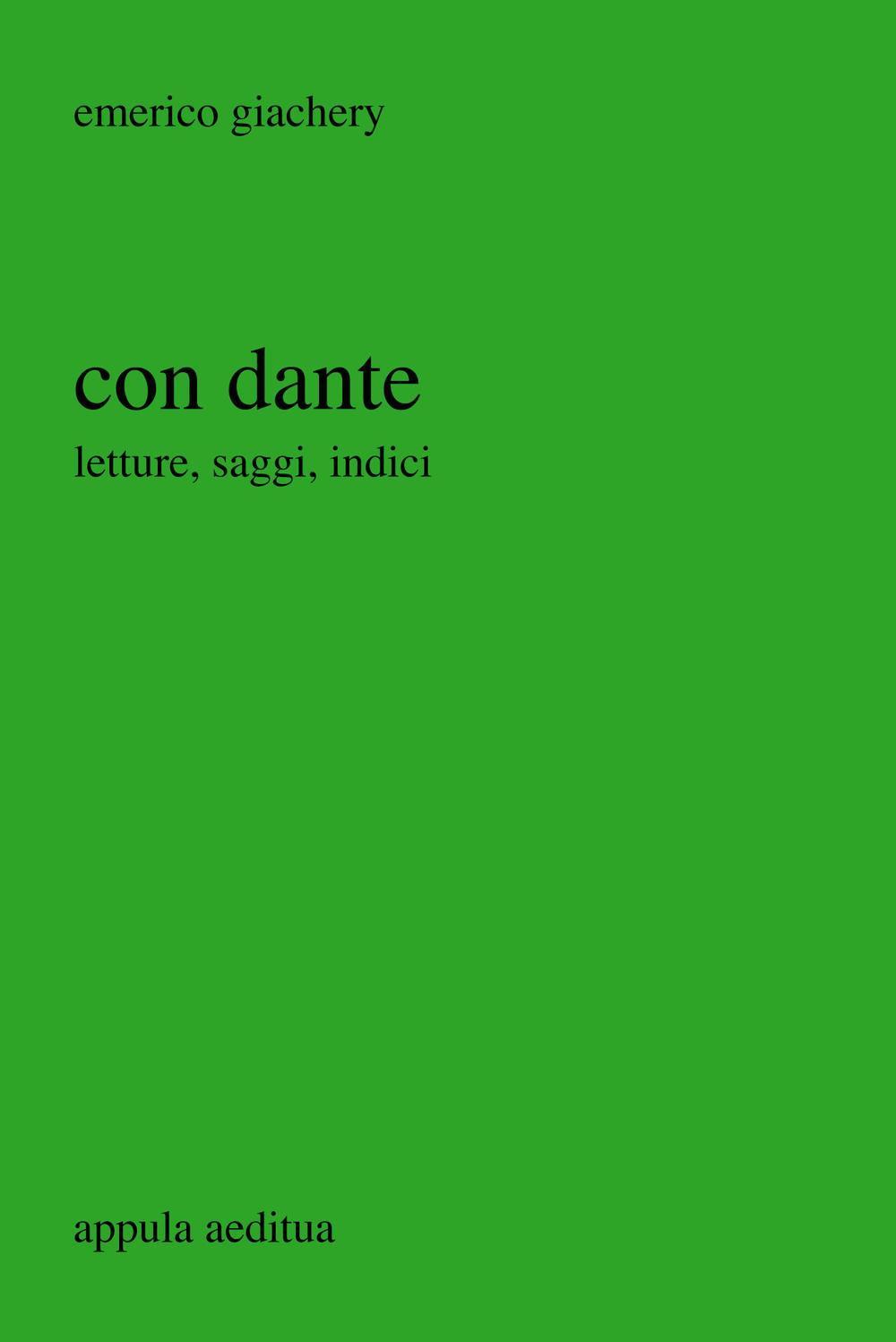Con Dante. Letture, saggi, indici