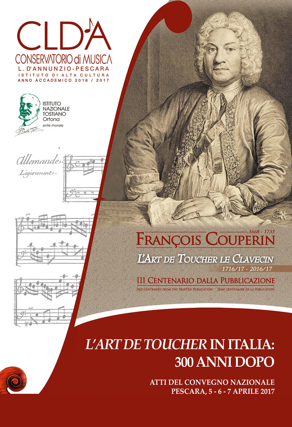 L'Art de Toucher in Italia: 300 anni dopo. Atti del Convegno Nazionale (Pescara, 5-6-7 aprile 2017)