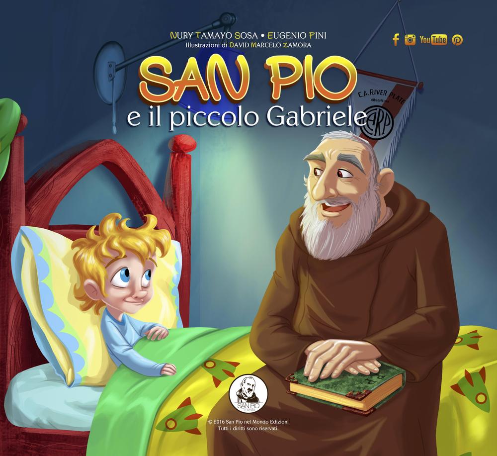 San Pio e il piccolo Gabriele