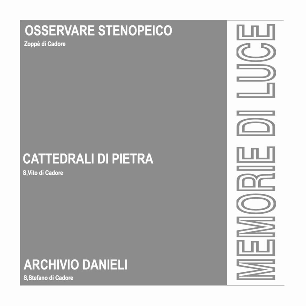 Memorie di luce. Catalogo della mostra (Cadore, 29 luglio-4 settembre 2016)