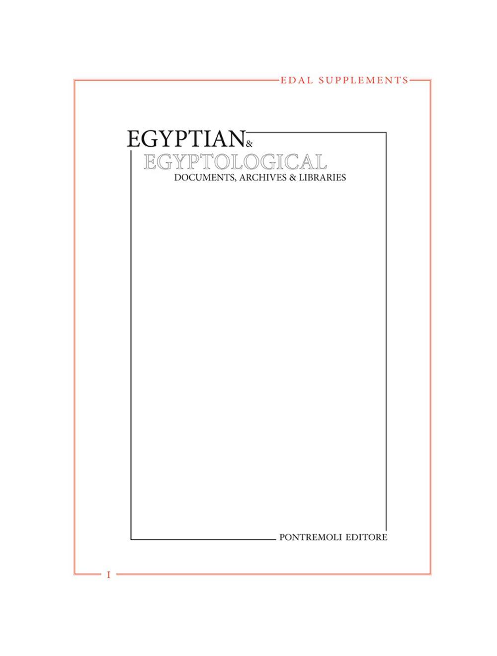 Egyptian & egyptological. Documents, archives & libraries. EDAL supplements. Vol. 1: La tombe de Maiherperi (KV 36)