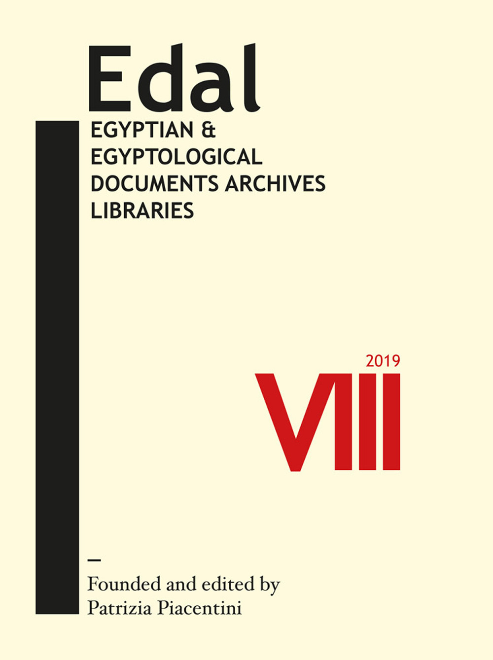 EDAL: egyptian & egyptological documents archives libraries. Vol. 8